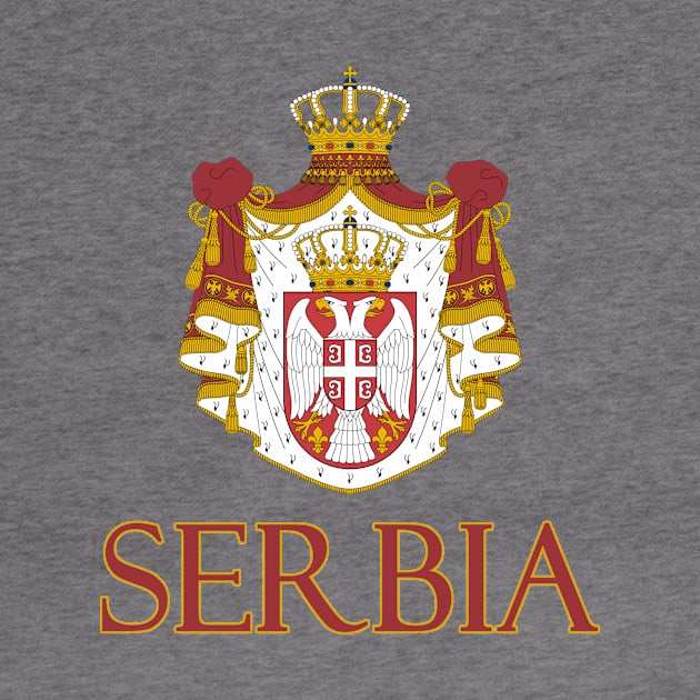 Serbia - Serbian Coat of Arms Design by Naves